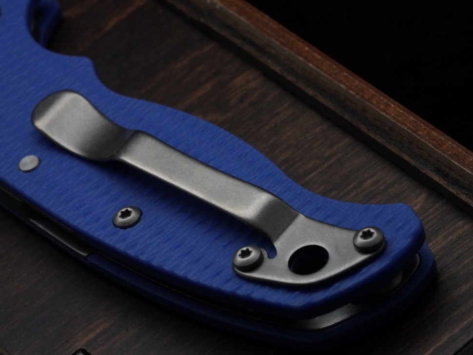 Demko Knives AD20.5 Clip Point 20CV G10 Blue
