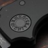 Demko Shark Cub Stealth Black Aluminum Handles & Clip Point DLC 20CV