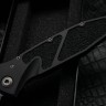 Microtech Socom Elite Single Edge Stonewash Standard Manual & Black 160-10