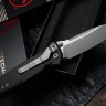 Microtech Socom Elite Single Edge Stonewash Standard Manual & Black 160-10