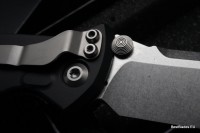 Microtech Socom Elite Single Edge Stonewash Standard Manual &amp; Black 160-10