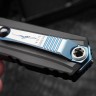 Microtech Marfione Select Cypher II Black w/ Tritium Inlaid Button & S/E Blued Baker Forge Copper-Mai 1241-16MS1