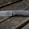 PREORDER - CKF/Jourget Fif21 (Ti stonewash handle, M398 handrubbed satin, mirror swedge) PREORDER - CKF/Jourget Fif21 (Ti stonewash handle, M398 handrubbed satin, mirror swedge)