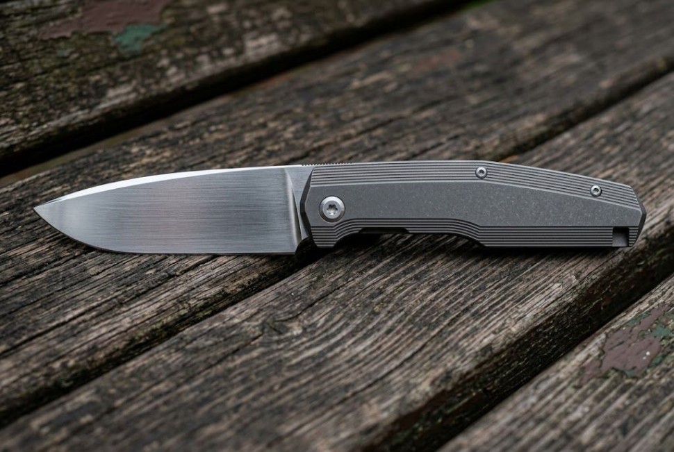 PREORDER - CKF/Jourget Fif21 (Ti stonewash handle, M398 handrubbed satin, mirror swedge)