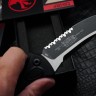 Microtech Socom Elite S/E Black Tactical Partial Serrated 160A-2T