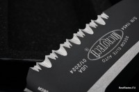 Microtech Socom Elite S/E Black Tactical Partial Serrated 160A-2T