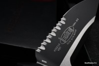 Microtech Socom Elite S/E Black Tactical Partial Serrated 160A-2T