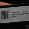 Microtech Socom Elite S/E Black Tactical Partial Serrated 160A-2T
