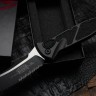 Microtech Socom Elite S/E Black Tactical Partial Serrated 160A-2T