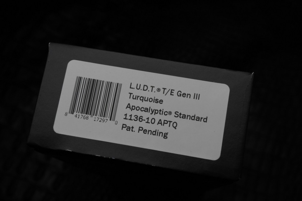 Microtech Knives LUDT Gen III Apocalyptic Tanto w/ Turquoise Handle 1136-10APTQ