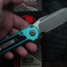Microtech Knives LUDT Gen III Apocalyptic Tanto w/ Turquoise Handle 1136-10APTQ