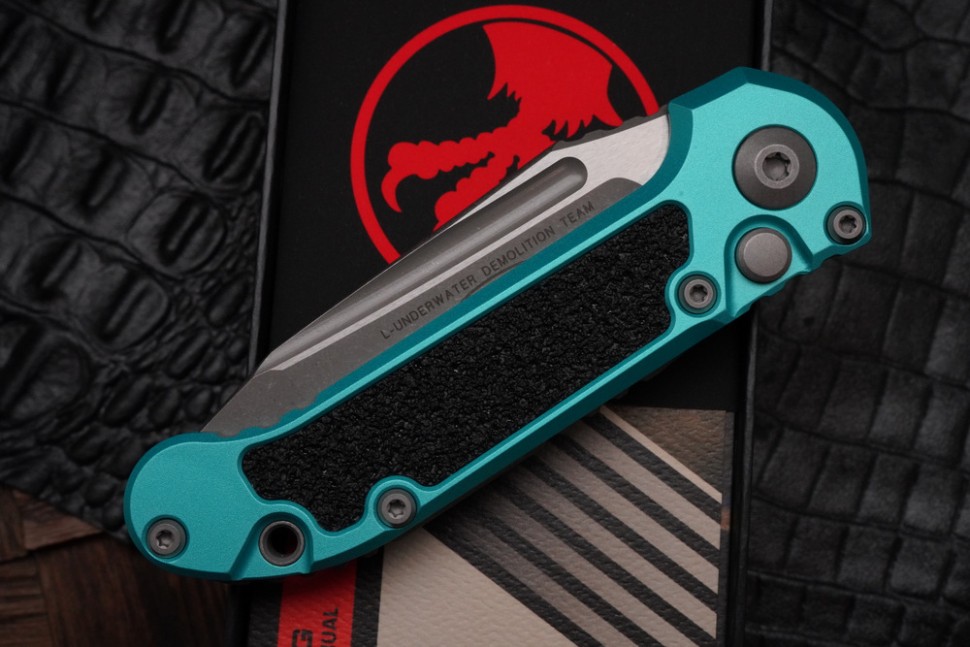 Microtech Knives LUDT Gen III Apocalyptic Tanto w/ Turquoise Handle 1136-10APTQ