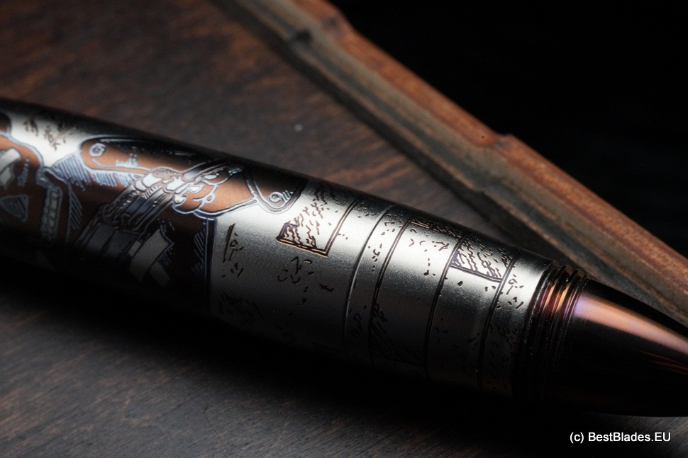 Streltsov luxury titanium pen -Zeppelin Bear-