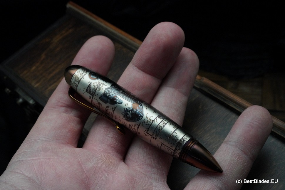 Streltsov luxury titanium pen -Zeppelin Bear-