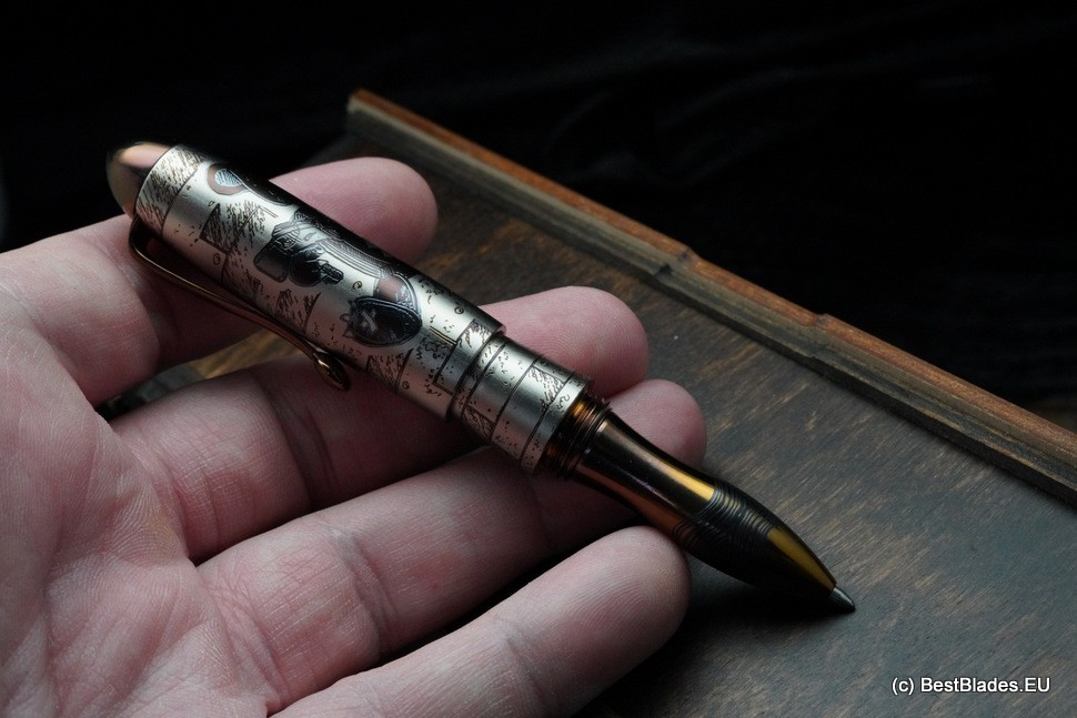 Streltsov luxury titanium pen -Zeppelin Bear-