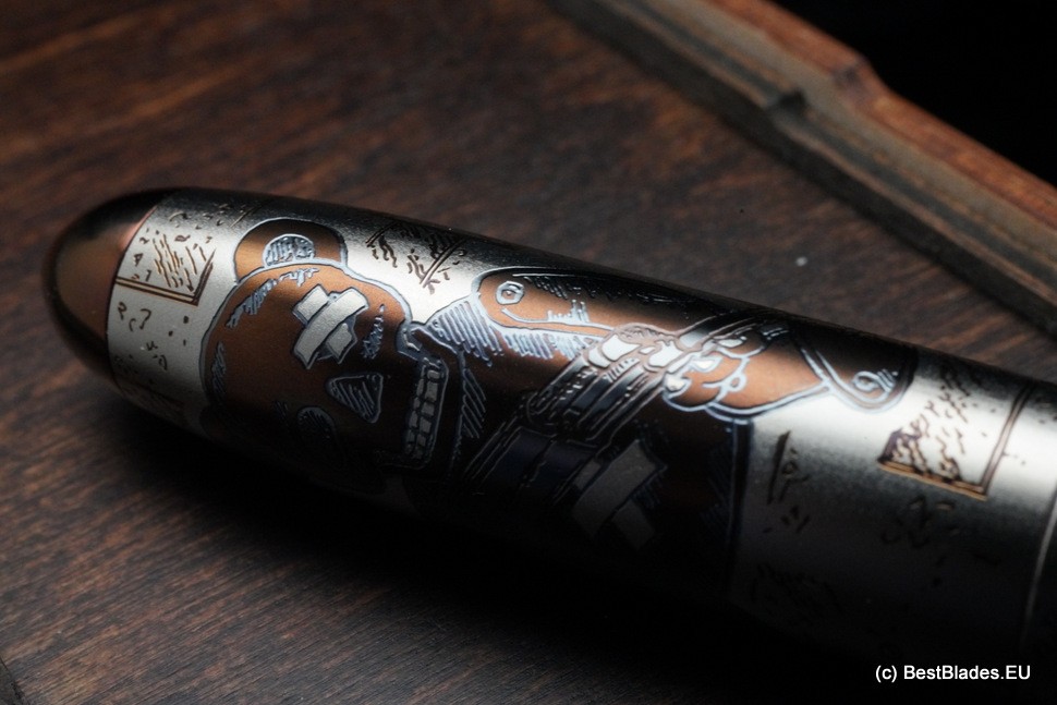 Streltsov luxury titanium pen -Zeppelin Bear-