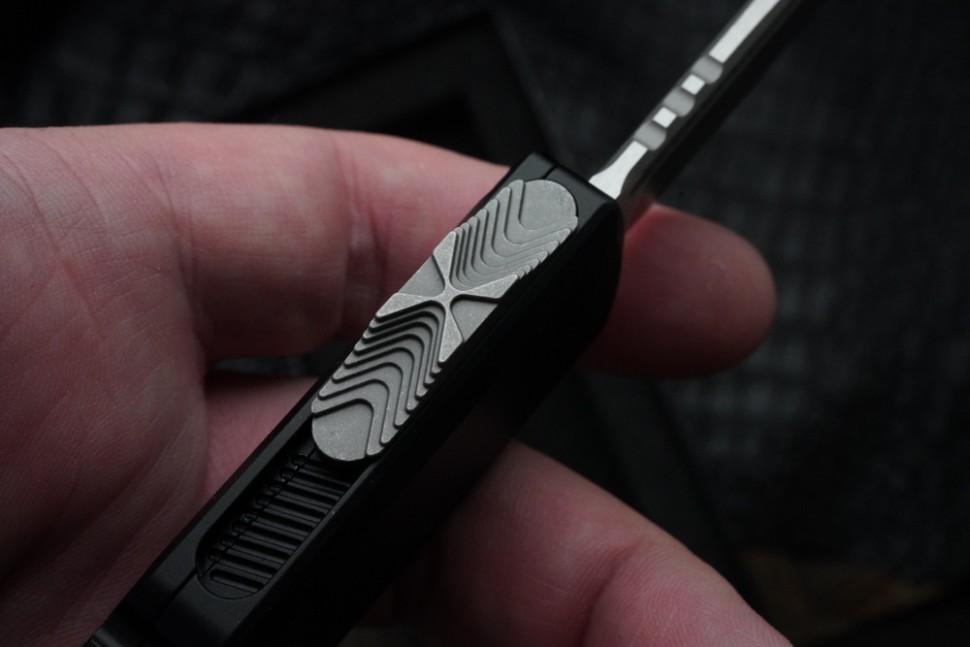 Microtech Ultratech ZBP S/E Apocalyptic M390MK w/ Black Handle 1121-10AP