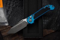 Microtech Knives LUDT Gen III Apocalyptic Tanto w/ Blue Handle 1136-10APBL