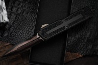 Microtech - Marfione Select Scarab 2 Gen 3 Baker Forge D/E w/ Stingray Inlaid Handle 1280-16MS1