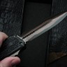 Microtech - Marfione Select Scarab 2 Gen 3 Baker Forge D/E w/ Stingray Inlaid Handle 1280-16MS1