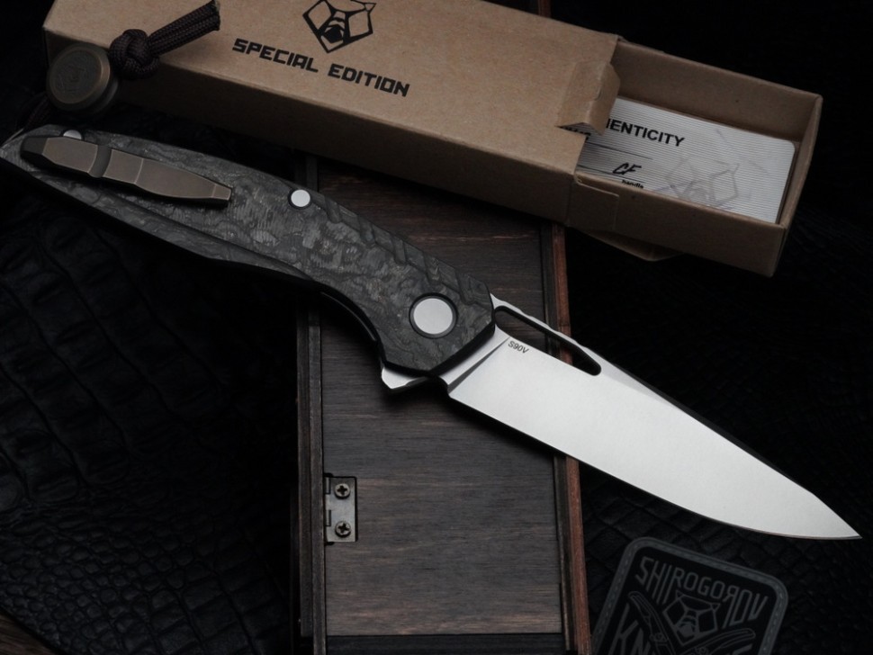 111 Terrus - S90V Blade - Rare Earth TechnoCarbo