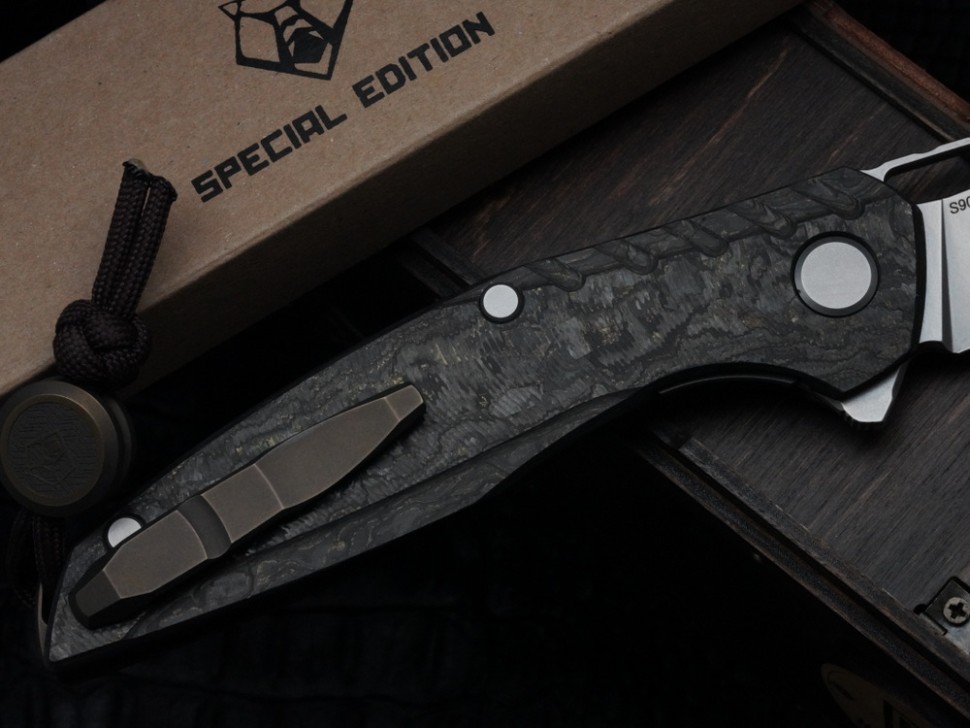 111 Terrus - S90V Blade - Rare Earth TechnoCarbo