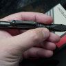 Microtech Kyroh Mini DLC Titanium Pen with Tritium Cap Insert