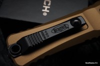 Microtech Knives Combat Troodon Gen III Black Double Edge w/ Tan Handle 1142-1TA