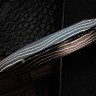 Microtech Marfione Select Ultratech ZBP D/E Blue Baker Forge IceStorm w/ Hefted Black Handle & Blue Accents 1122-16MS2