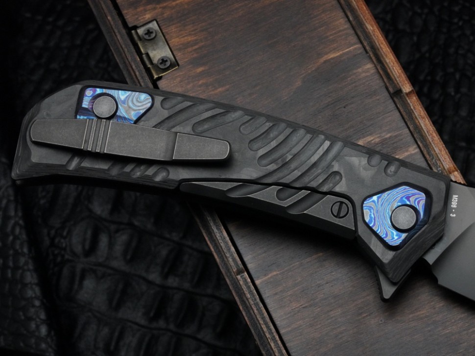 CKF Ummu Dalawa M398 matte DLC + CF + ZircuTi