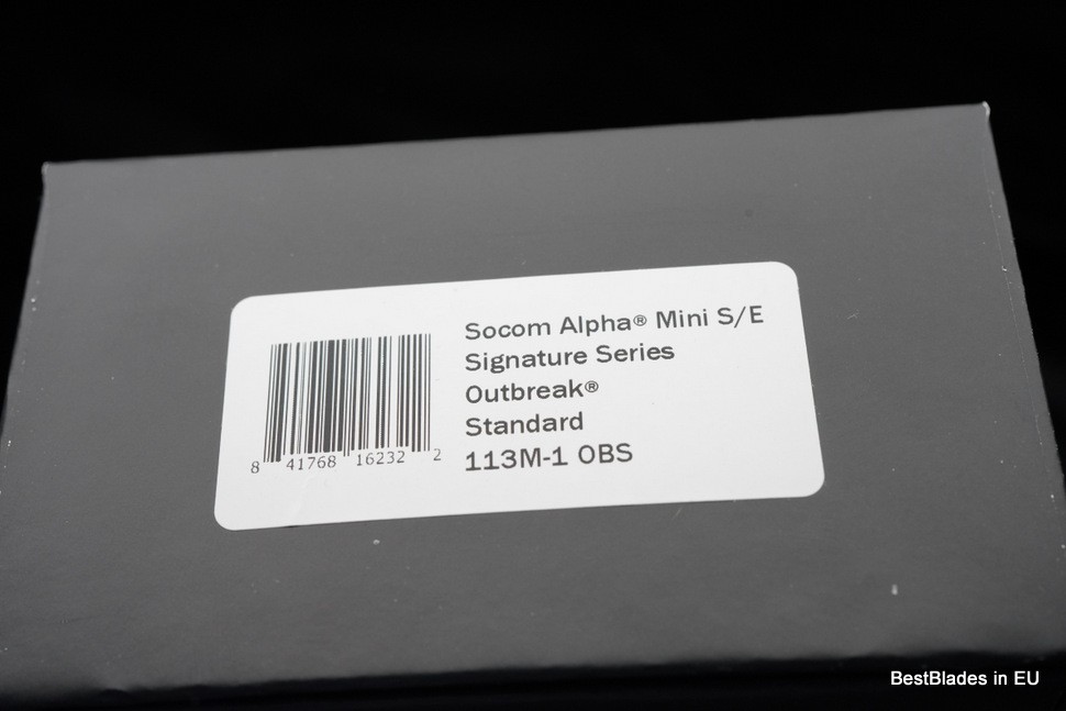 Microtech Socom Alpha Mini Outbreak Standard Signature Series 113M-1OBS