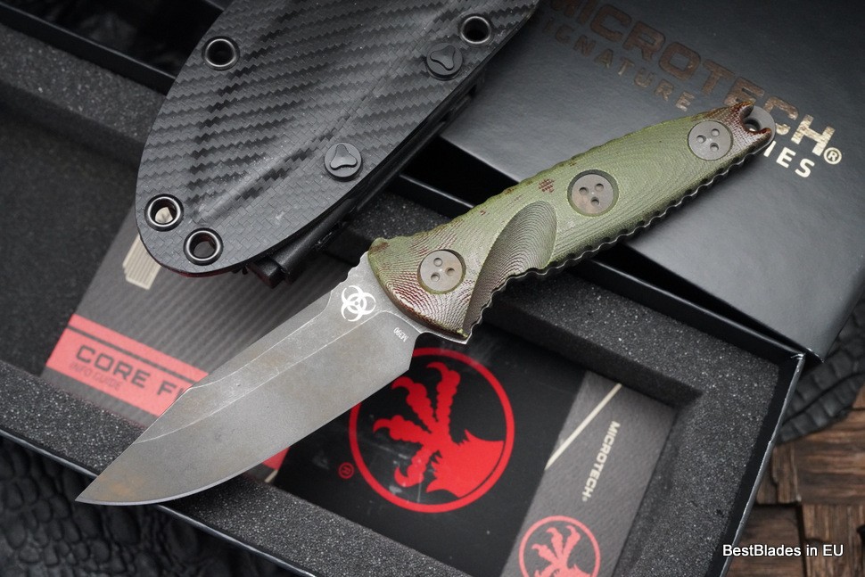 Microtech Socom Alpha Mini Outbreak Standard Signature Series 113M-1OBS