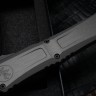 Microtech Knives Combat Troodon Gen III Natural Clear w/ Black Double Edge 1142-1NC