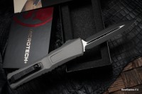 Microtech Knives Combat Troodon Gen III Natural Clear w/ Black Double Edge 1142-1NC