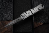 Microtech Knives Mini Hera Mummy Wrap Halloween D/E M390MK Signature Series 1702M-1HWMYS