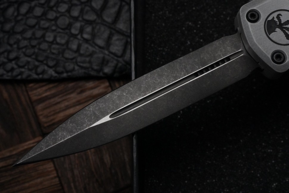 Microtech Knives Mini Hera Mummy Wrap Halloween D/E M390MK Signature Series 1702M-1HWMYS
