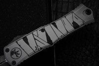 Microtech Knives Mini Hera Mummy Wrap Halloween D/E M390MK Signature Series 1702M-1HWMYS