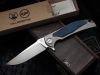 Shirogorov / RJ Martin ROK - S90V - Jeans Micarta