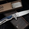 Shirogorov / RJ Martin ROK - S90V - Jeans Micarta