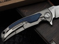 Shirogorov / RJ Martin ROK - S90V - Jeans Micarta
