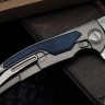 Shirogorov / RJ Martin ROK - S90V - Jeans Micarta
