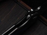 Shirogorov / RJ Martin ROK - S90V - Jeans Micarta