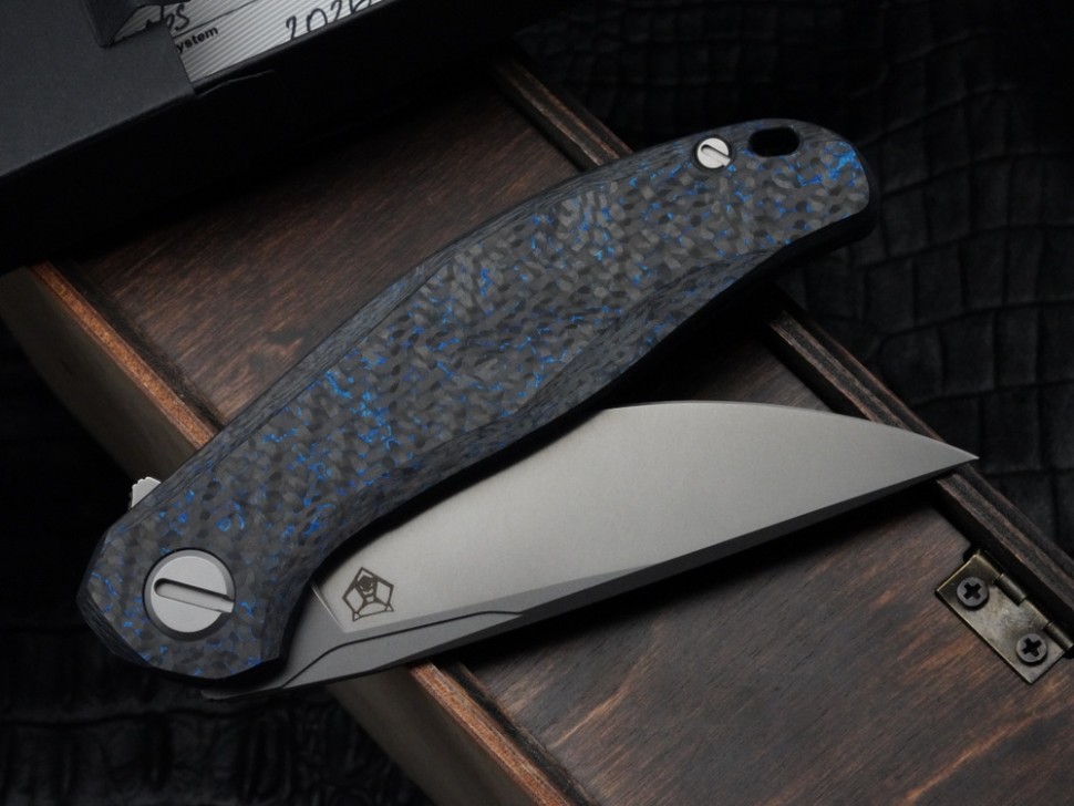 Shirogorov Stellar CF Double BLUE (M390, MRBS)
