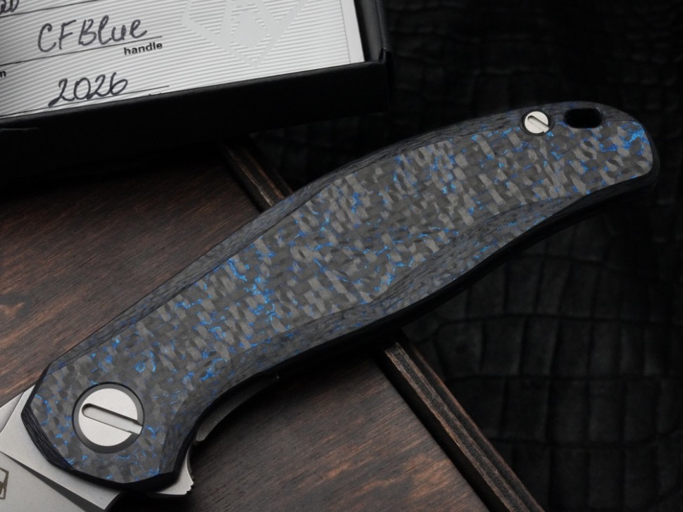 Shirogorov Stellar CF Double BLUE (M390, MRBS)
