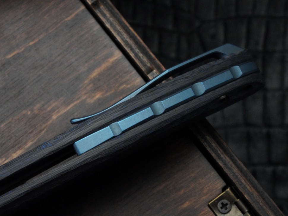 Shirogorov Stellar CF Double BLUE (M390, MRBS)