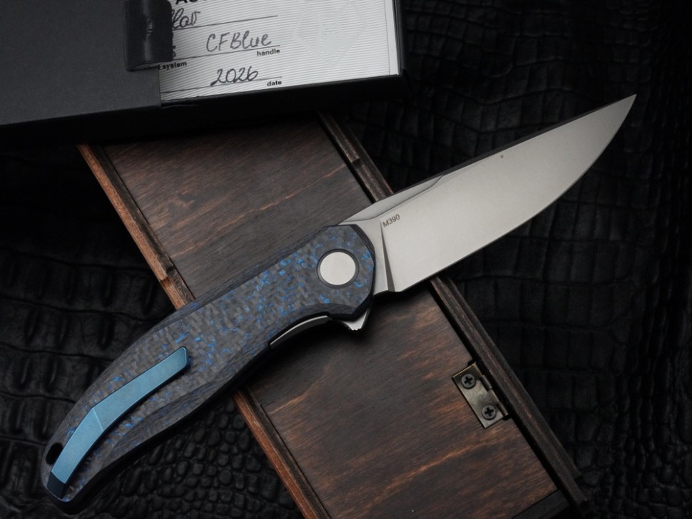 Shirogorov Stellar CF Double BLUE (M390, MRBS)