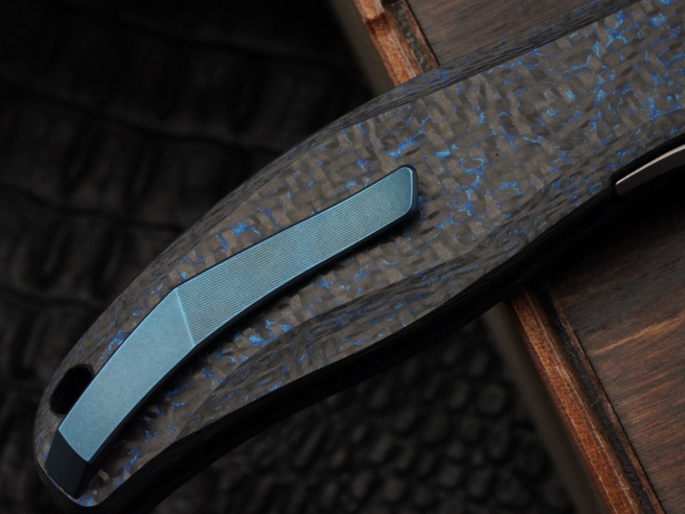 Shirogorov Stellar CF Double BLUE (M390, MRBS)