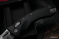 Microtech Amphibian RAM LOK Black Fluted G-10 &amp; Apocalyptic M390MK 137RL-10APFLGTBK