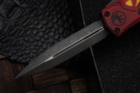 Microtech Knives Mini Hera Jack-o'-Lantern Halloween D/E M390MK Signature Series 1702M-1HWJLS