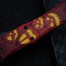 Microtech Knives Mini Hera Jack-o'-Lantern Halloween D/E M390MK Signature Series 1702M-1HWJLS